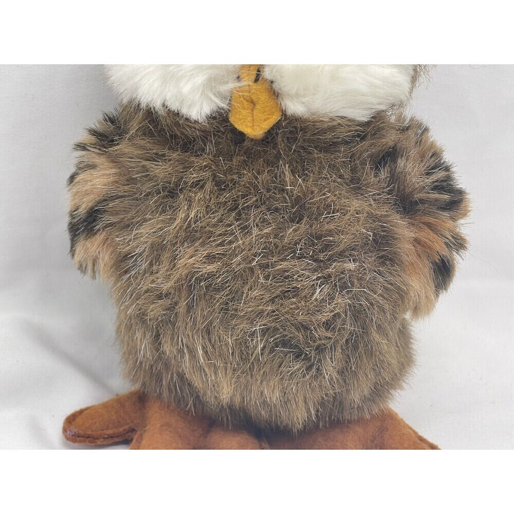 Vintage Dakin Brown Spotted Owl Plush Bean Filled 8”Stuffed Animal Toy 1980 - Picture 8 of 13